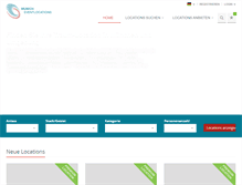 Tablet Screenshot of munich-eventlocations.de